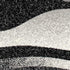 2' X 4' Gray Abstract Dhurrie Area Rug